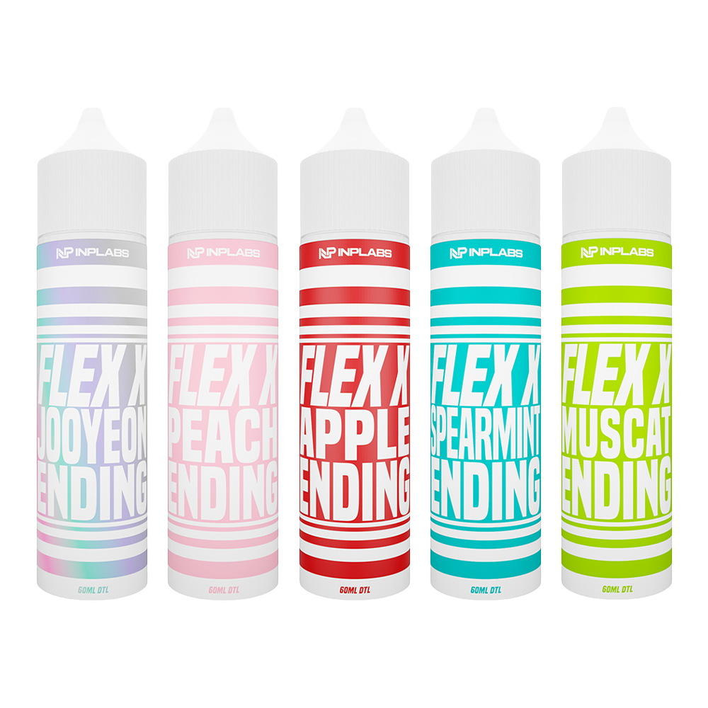 [무니코틴] FLEX X 플렉스 닉소다인 5가지 맛 폐호흡 액상 60ml